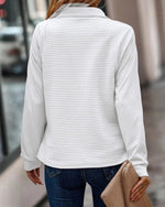 Mia Zip Stand Collar Sweater