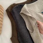 Amelie Button-Front Sweater Vest