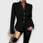 Elisabeth Cable Knit Mock Neck Sweater