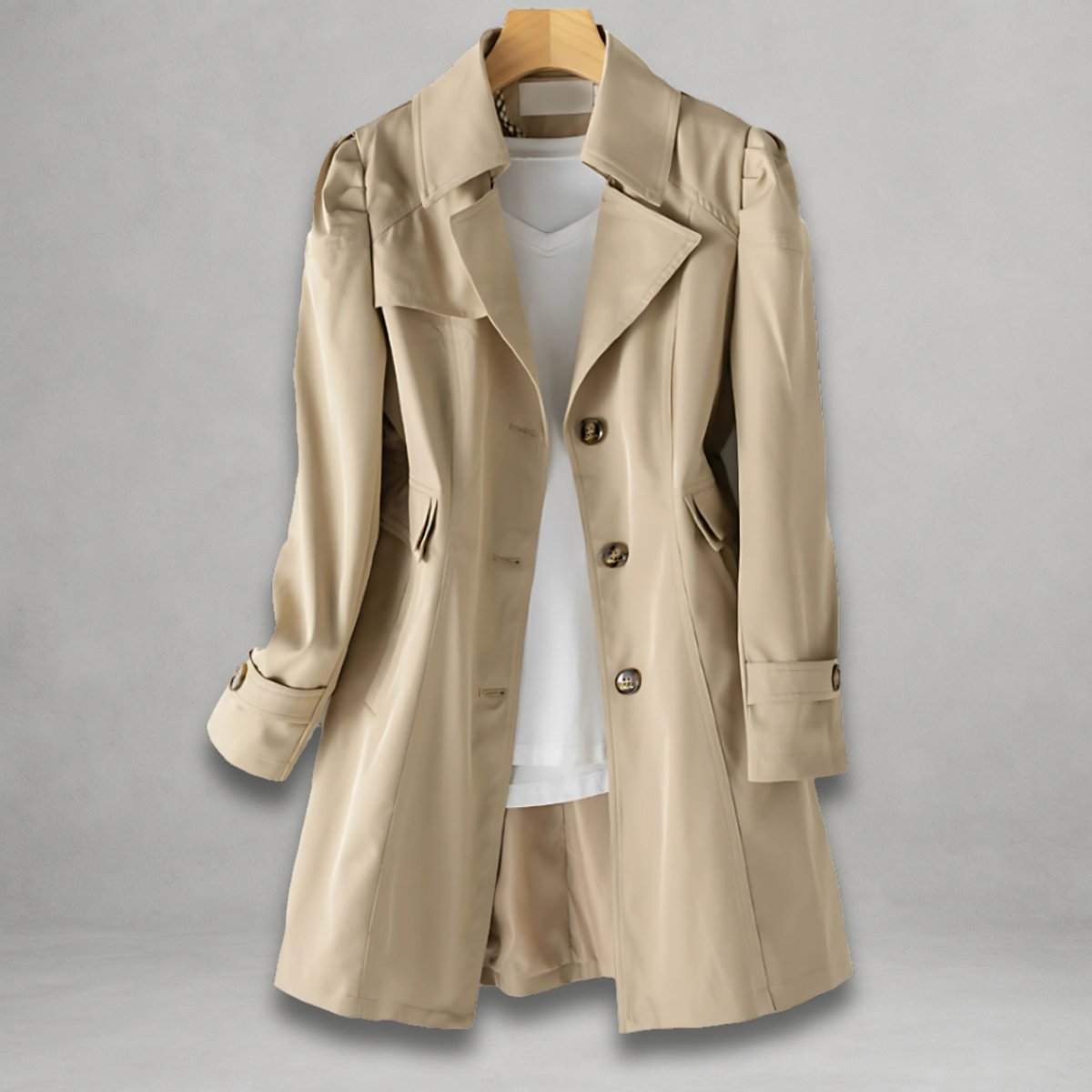 Katharina Cotton-Blend Trench Coat