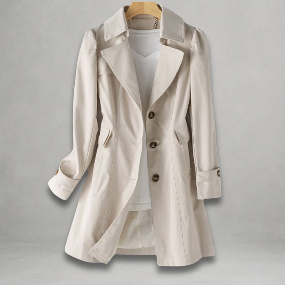 Katharina Cotton-Blend Trench Coat