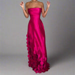 Nora Strapless Fitted Evening Maxi Dress