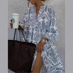 Mia Floral Relaxed Fit Tunic Dress