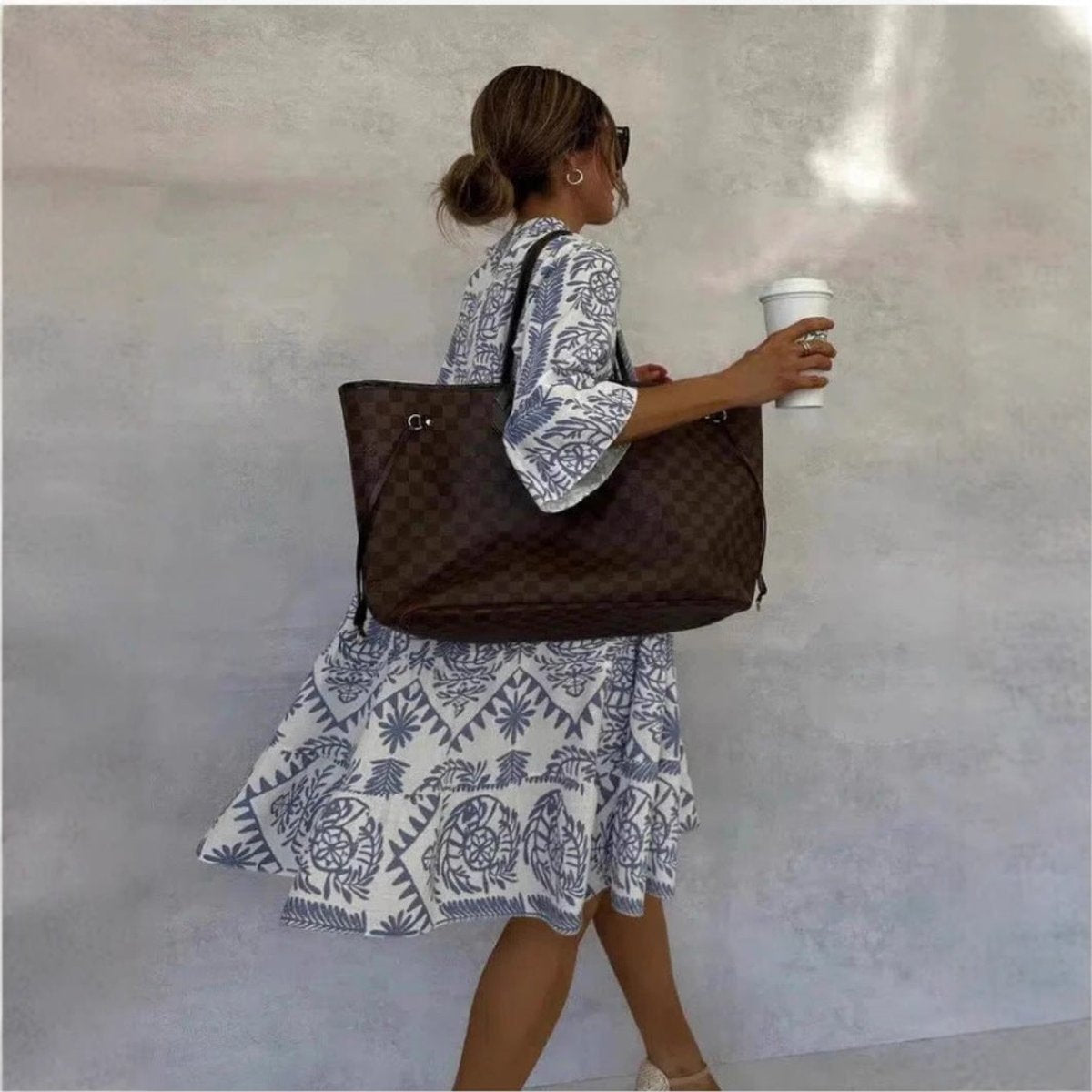 Mia Floral Relaxed Fit Tunic Dress