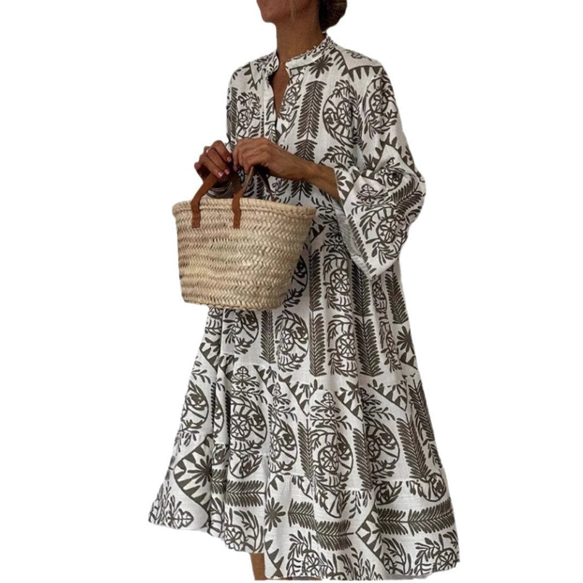 Mia Floral Relaxed Fit Tunic Dress