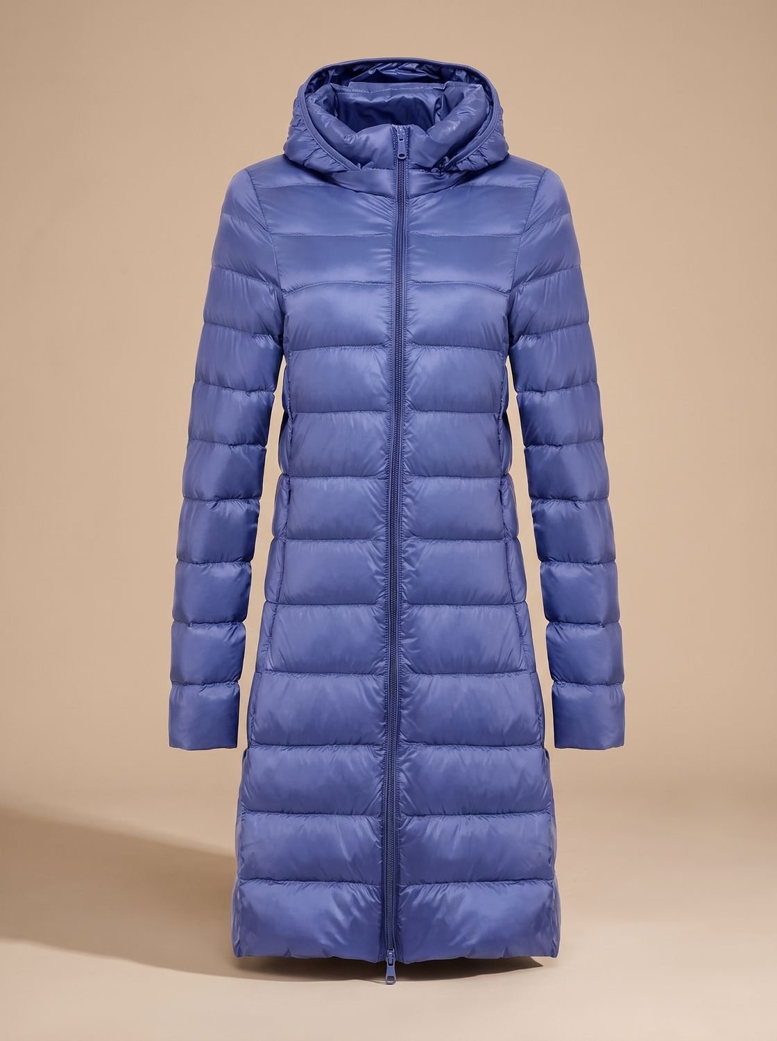 Nora Ultralight Long Hooded Puffer Jacket