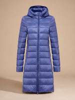 Nora Ultralight Long Hooded Puffer Jacket