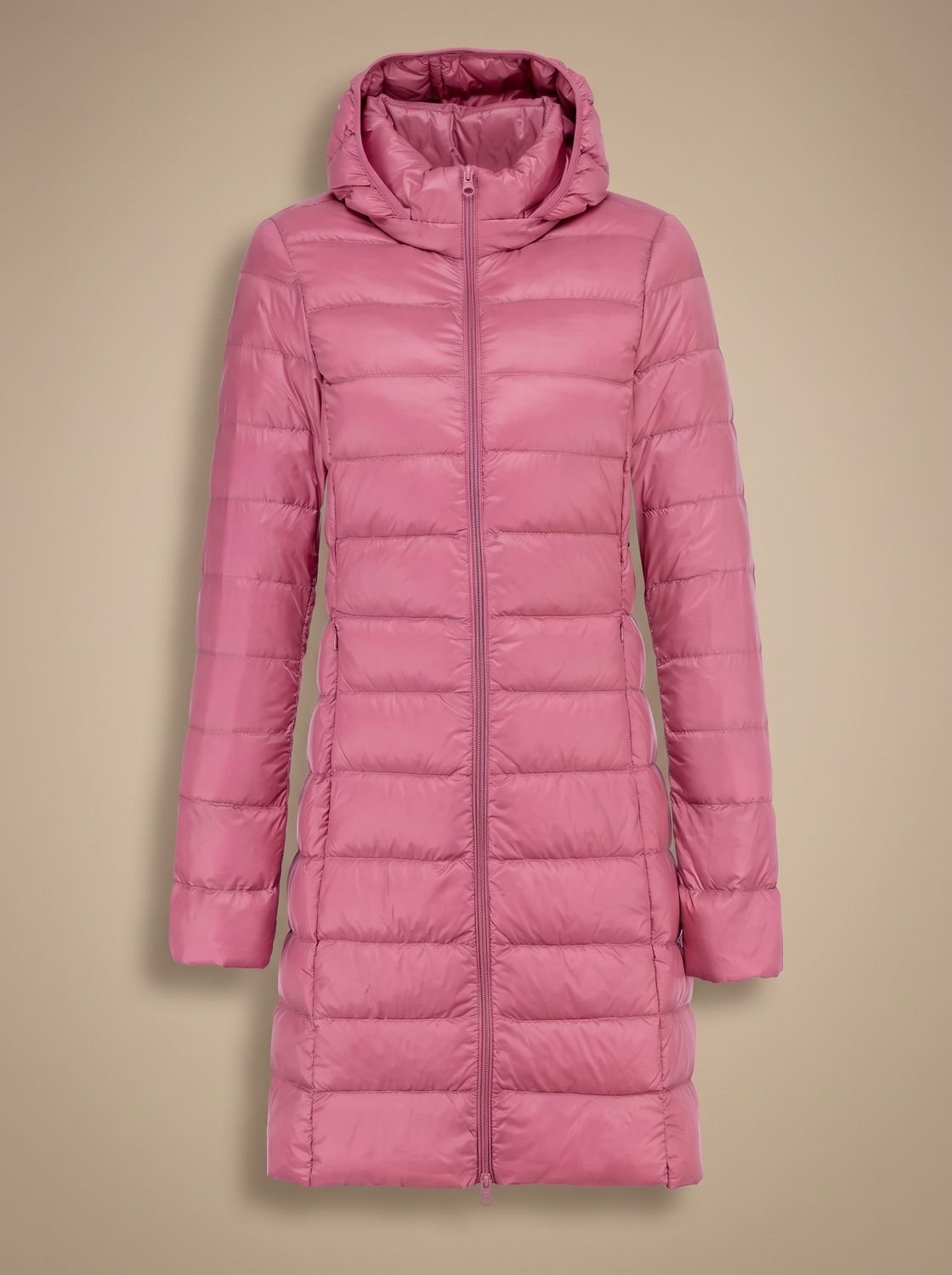 Nora Ultralight Long Hooded Puffer Jacket