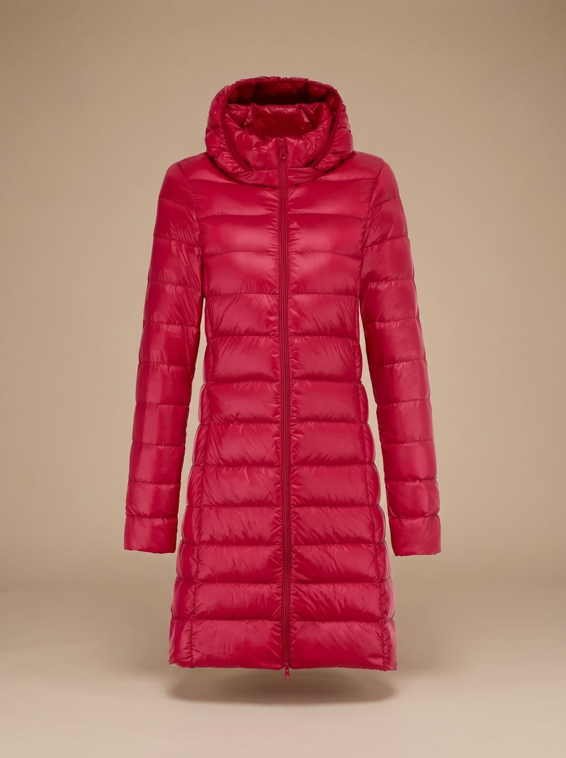 Nora Ultralight Long Hooded Puffer Jacket