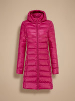Nora Ultralight Long Hooded Puffer Jacket