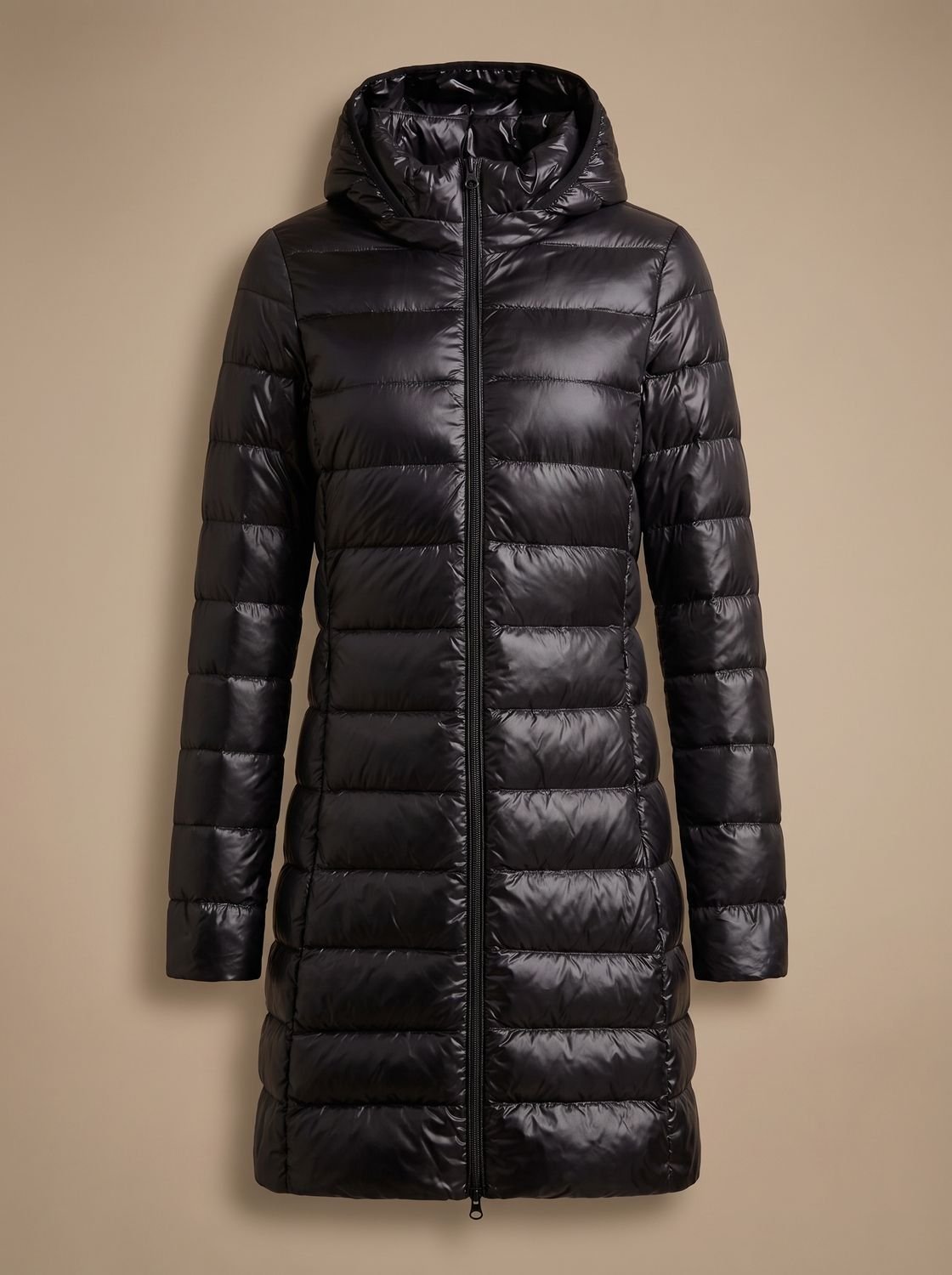 Nora Ultralight Long Hooded Puffer Jacket