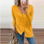 Amelie V-Neck Button-Front Cardigan