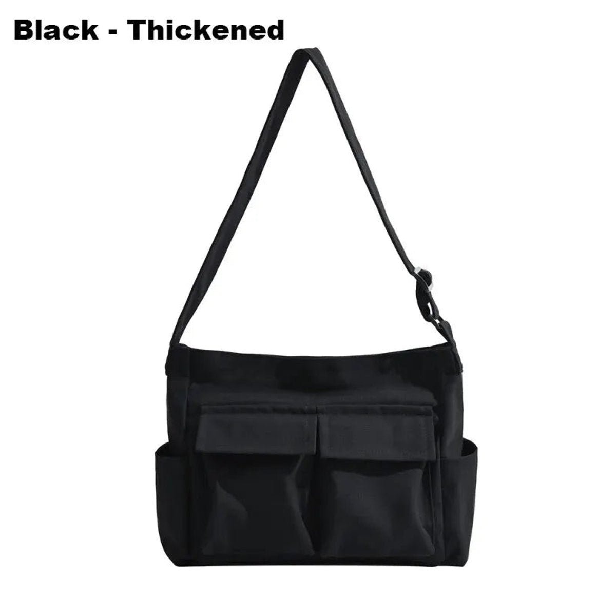 Emilia Vintage Canvas Tote Bag with Side Pockets