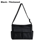 Emilia Vintage Canvas Tote Bag with Side Pockets