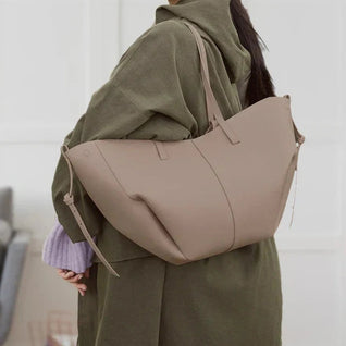 Marlene Vintage Faux Leather Large Tote Bag