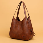 Lena Vintage Leather Hobo Bag