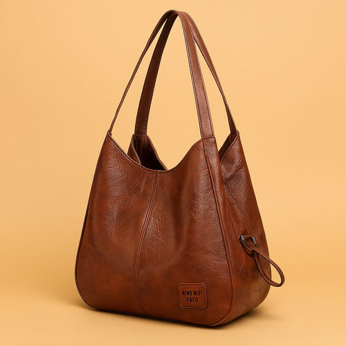 Lena Vintage Leather Hobo Bag
