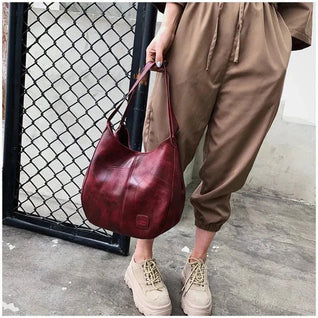 Lena Vintage Leather Hobo Bag