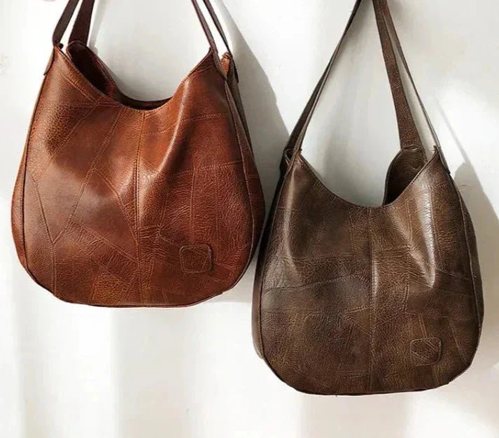 Lena Vintage Leather Hobo Bag