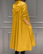 Charlotte Long Water-Resistant Hooded Trench Coat