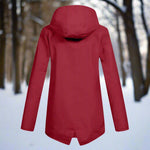 Emilia Hooded Rain Jacket with Zip Pockets