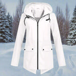 Emilia Hooded Rain Jacket with Zip Pockets