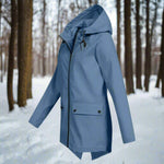 Emilia Hooded Rain Jacket with Zip Pockets