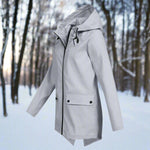 Emilia Hooded Rain Jacket with Zip Pockets