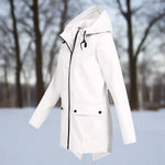Emilia Hooded Rain Jacket with Zip Pockets