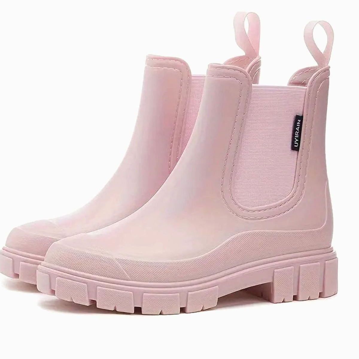 Katharina Waterproof Slip-On Chelsea Boots with Block Heel