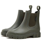 Katharina Waterproof Slip-On Chelsea Boots with Block Heel