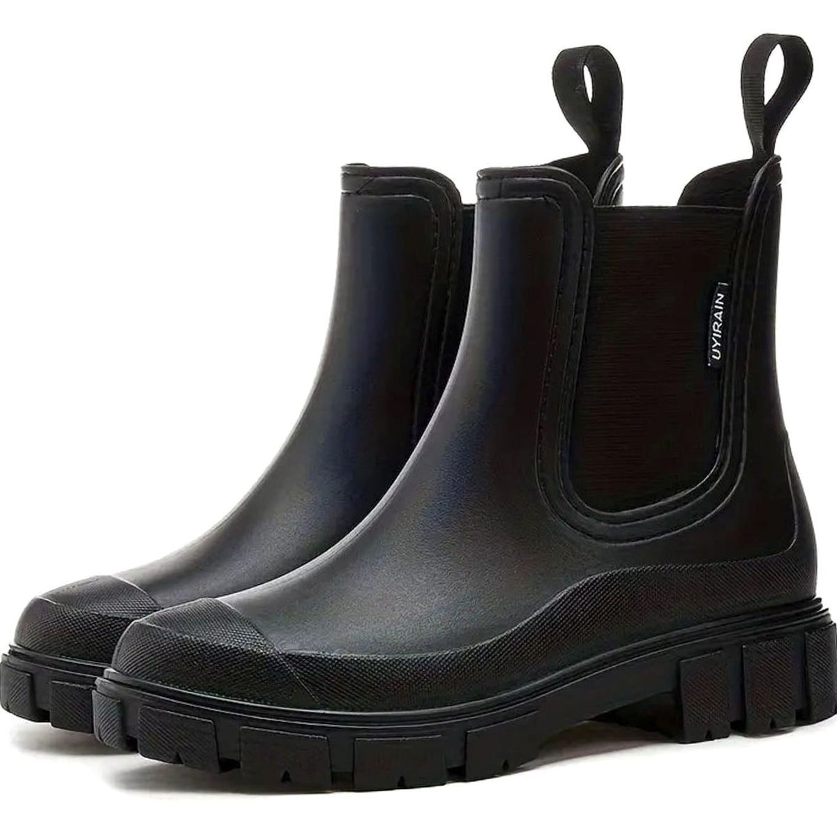 Katharina Waterproof Slip-On Chelsea Boots with Block Heel