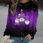 Amelie Christmas Elf Print Sweater