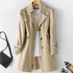 Elfriede Tailored Blazer Trench Coat