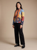 Charlotte Quilted Multicolor Patchwork Jacket