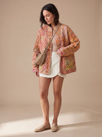 Charlotte Quilted Multicolor Patchwork Jacket
