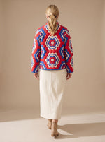 Charlotte Quilted Multicolor Patchwork Jacket