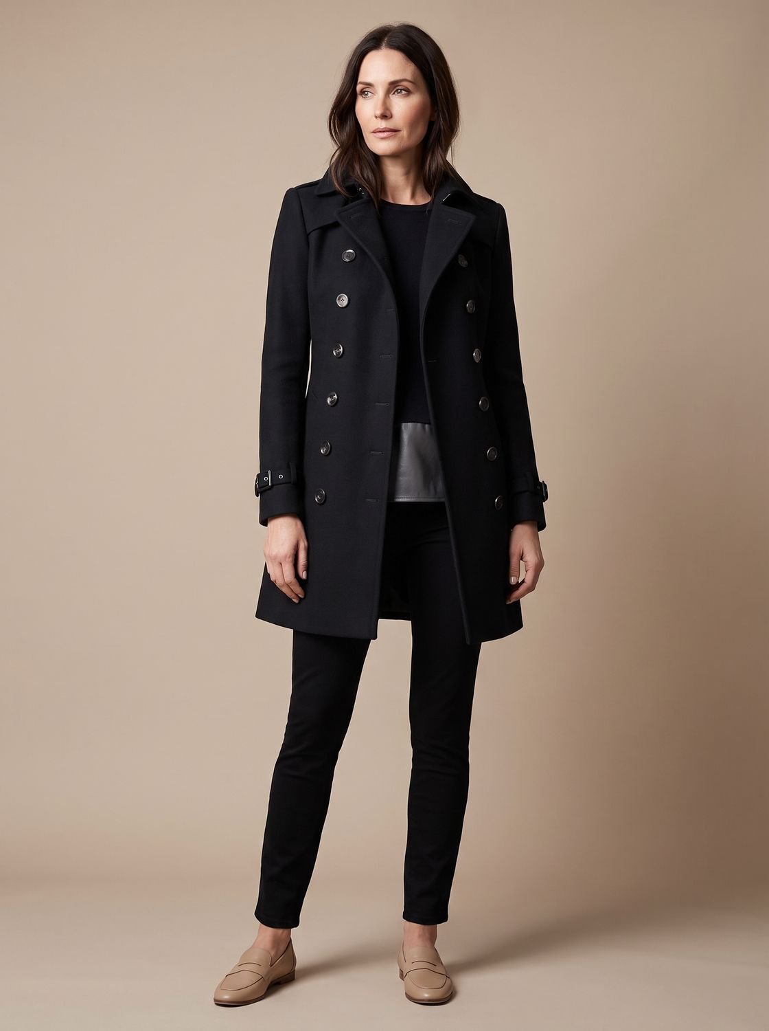 Clara Double-Breasted Wool Coat