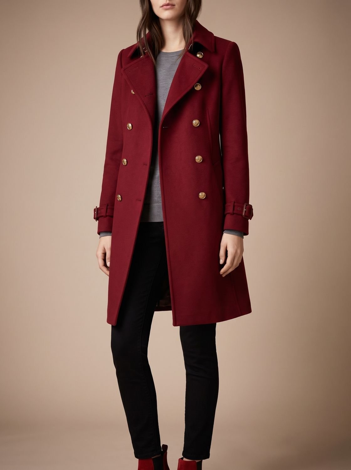 Clara Double-Breasted Wool Coat