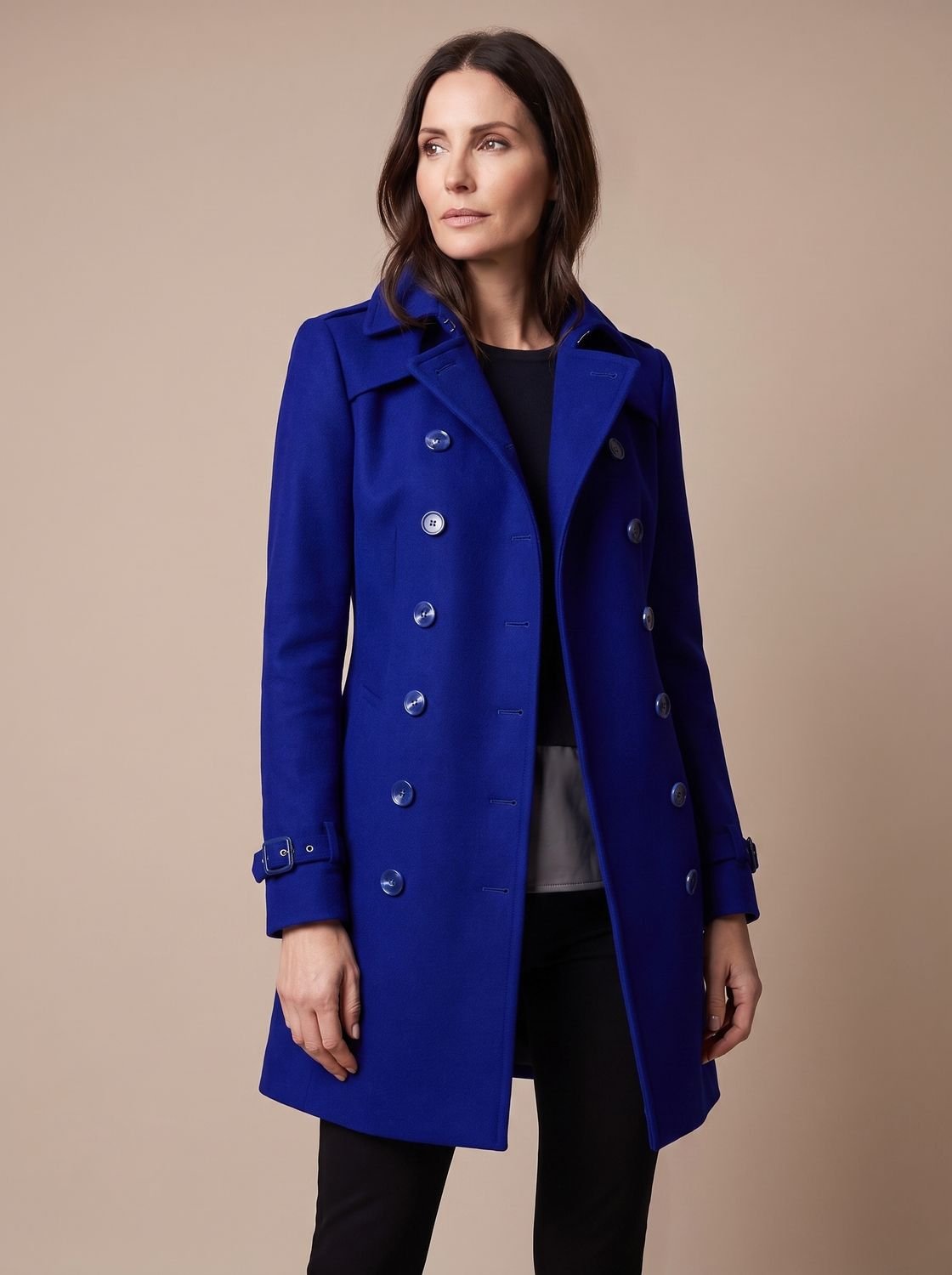 Clara Double-Breasted Wool Coat