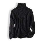 Marie Cable-Knit Turtleneck Sweater