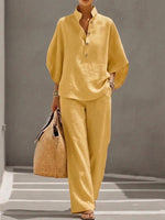 Hannah Batwing Sleeve Two-Piece Pant Set