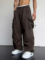 Michael Wide-Leg Cargo Street Pants