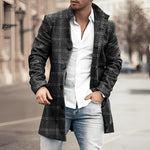 Michael Classic Long Button-Front Coat