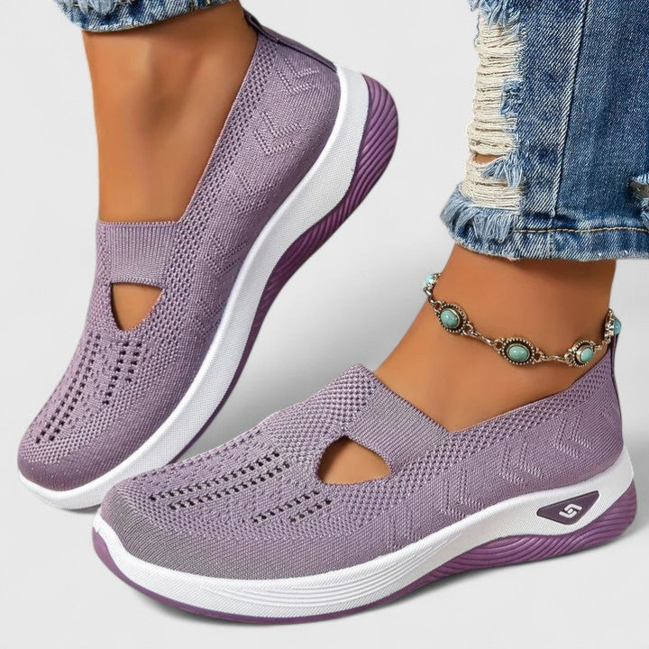 Regine Slip-On Breathable Mesh Walking Sneakers