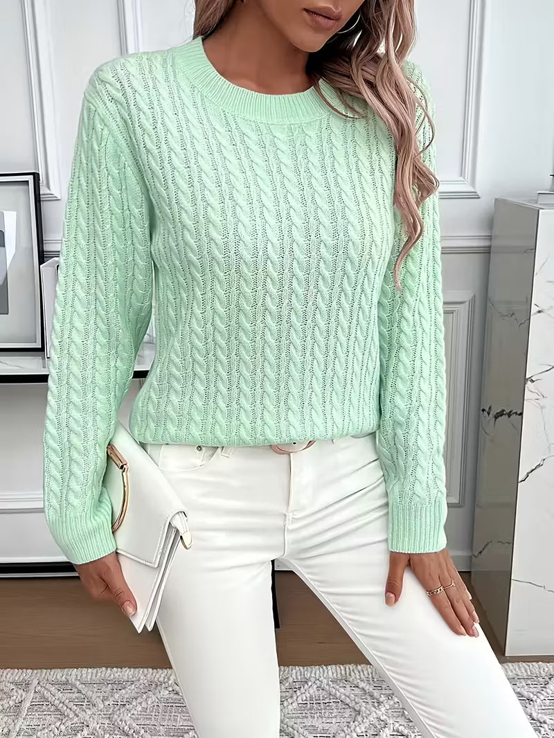 Doris Cozy Cable Knit Winter Sweater