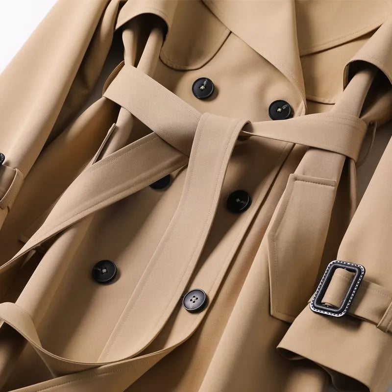 Amira Classic Belted Trench Coat