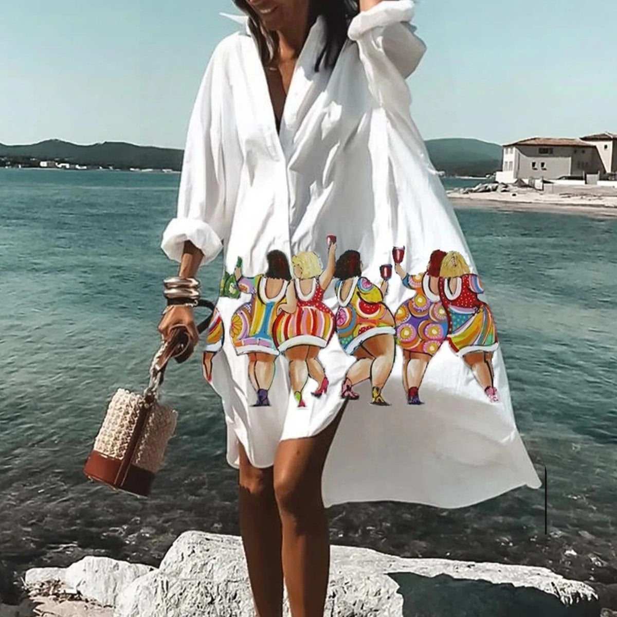 Helga Casual Summer Shirt Dress