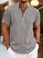 Daniel Short Sleeve Henley Shirt