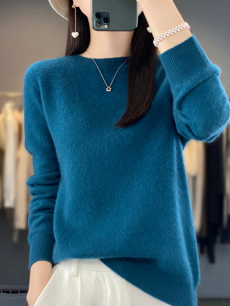 Kirsten Classic Long Sleeve Knit Sweater